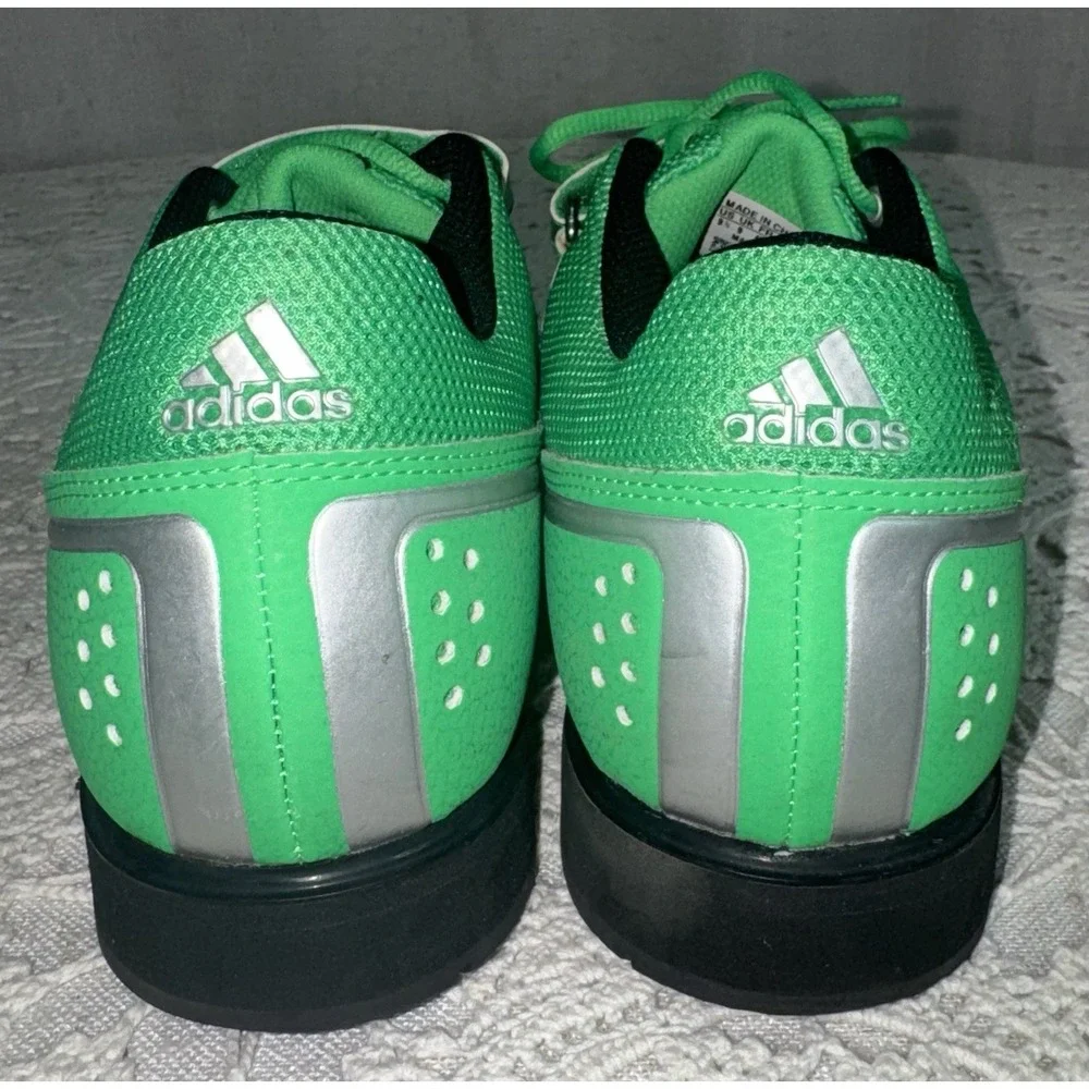 ADIDAS Powerlift 2.0 – Weightlifting Shoes Men's Size 9.5 Bright Green